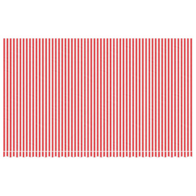 Pânză Copertină Rezervă Dungi Roșii-Albe 6x3,5m - Livrare Gratuită