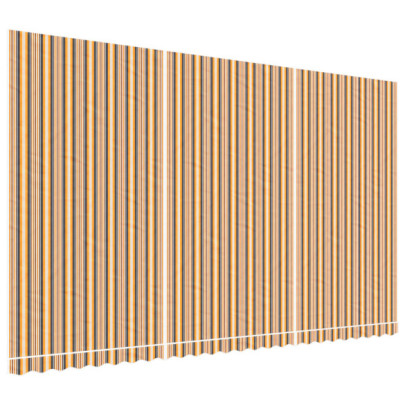 Pânză de rezervă copertină multicoloră 6x3,5m - Rezistentă