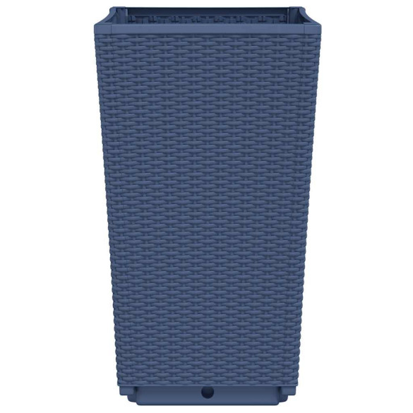 Jardiniere Grădină 2 buc - Albastru Gri - PP | Livrare Gratuită