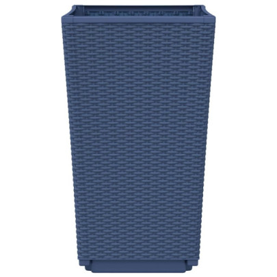 Jardiniere Grădină 2 buc - Albastru Gri - PP | Livrare Gratuită