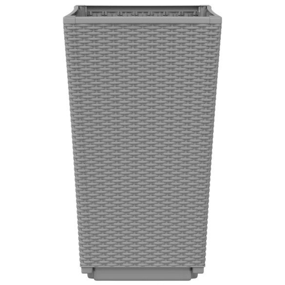 Jardiniere Grădină 2 buc - Gri Deschis - PP | Livrare Gratuită