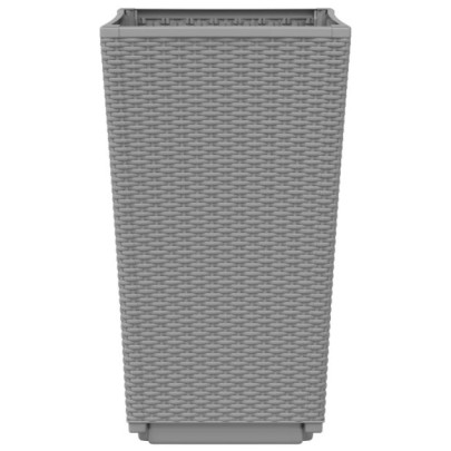 Jardiniere Grădină 2 buc - Gri Deschis - PP | Livrare Gratuită