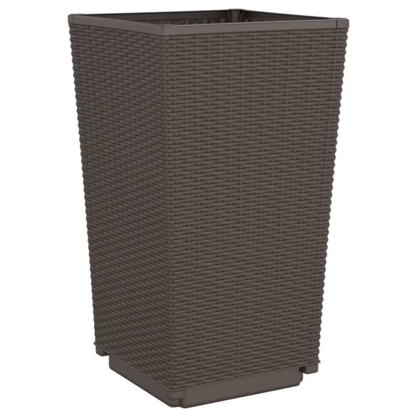 Set 4 Jardiniere Grădină Maro - PP - Livrare Gratuită