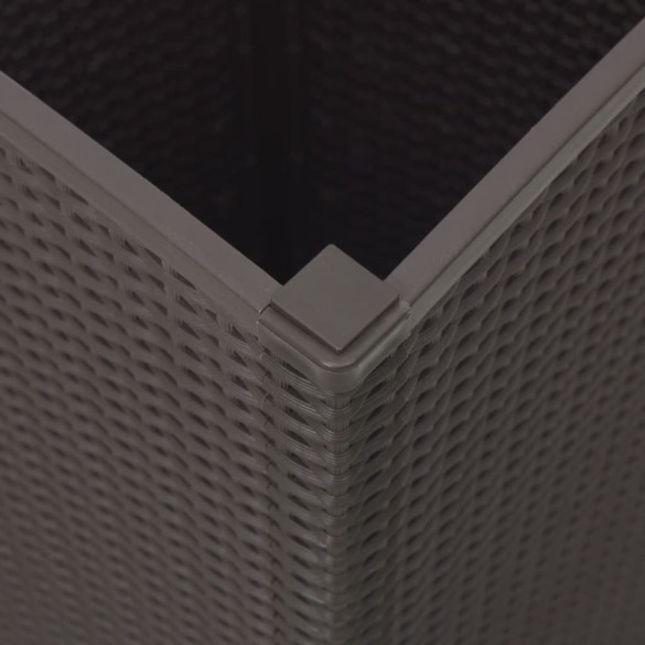 Set 4 Jardiniere Grădină Maro - PP - Livrare Gratuită