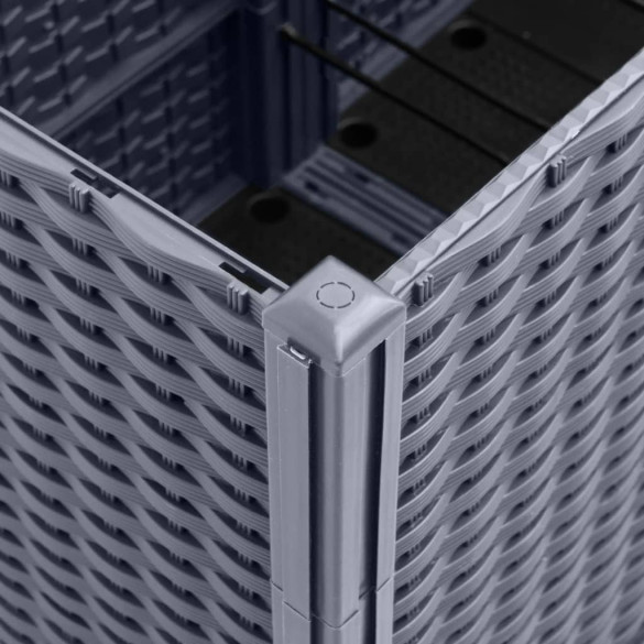 Jardinieră Grădină Modulară PP - Gri Albastru | Livrare Gratuită