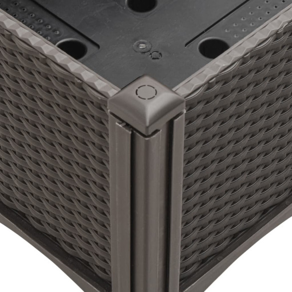 Jardinieră Grădină cu Spalier - Maro, PP - Livrare Gratuită