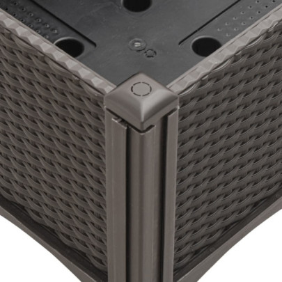 Jardinieră Grădină cu Spalier - Maro, PP - Livrare Gratuită