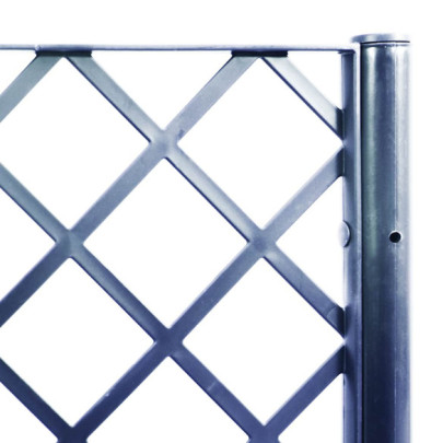 Jardinieră Grădină cu Spalier - Albastru Gri - 160x40x142 cm