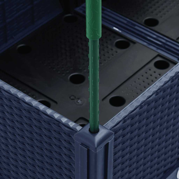 Jardinieră Grădină cu Spalier - Albastru Gri - 160x40x142,5 cm