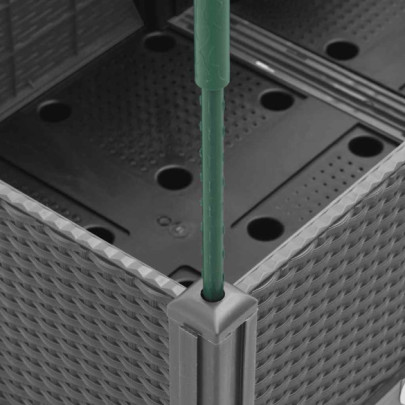 Jardinieră Grădină cu Spalier Gri 160x120cm - Livrare Gratuită