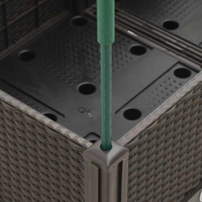 Jardinieră Grădină cu Spalier - Maro, PP - Livrare Gratuită