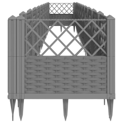 Jardinieră Grădină Modulară Gri - Cultivă Legume și Flori