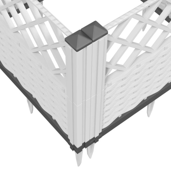 Jardinieră Grădină Modulară Alb - Cultivă Legume & Flori