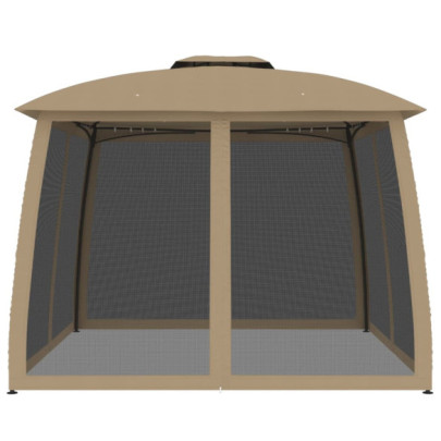 Foișor Grădină 3x3m Oțel | Acoperiș Dublu | Livrare Gratuită