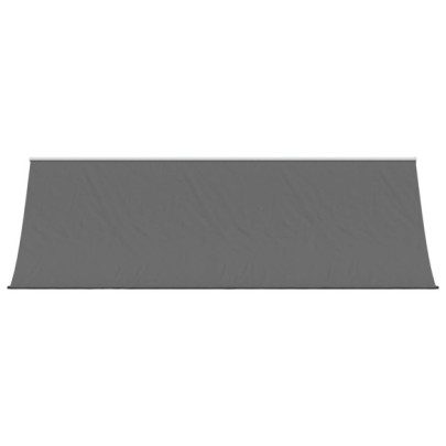 Copertină Retractabilă Antracit 350x150 cm - Textil și Oțel