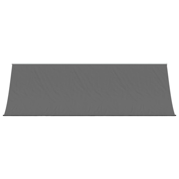 Copertină Retractabilă Antracit 400x150 cm - Textil și Oțel