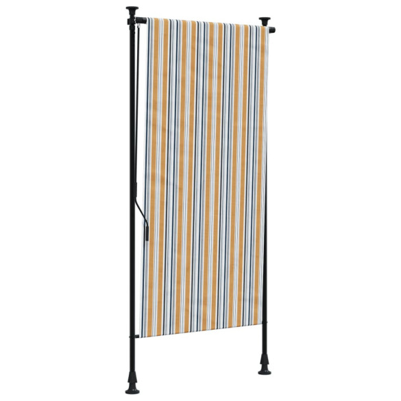 Jaluzea rulou exterior galben/alb 100x270 cm - Protectie UV