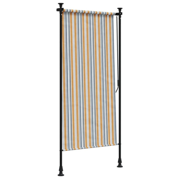 Jaluzea rulou exterior galben/alb 100x270 cm - Protectie UV