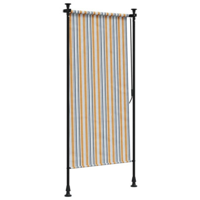 Jaluzea rulou exterior galben/alb 100x270 cm - Protectie UV