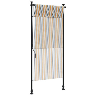 Jaluzea rulou exterior galben/alb - 120x270 cm