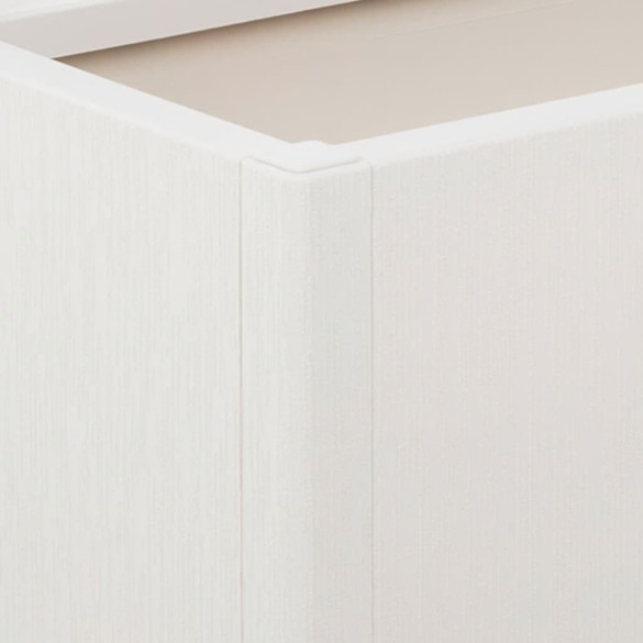 Jardinieră cu Spalier Alb 80x36x140 cm - Livrare Gratuită