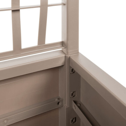 Jardinieră Grădină cu Spalier - Maro Deschis - 80x36x140cm