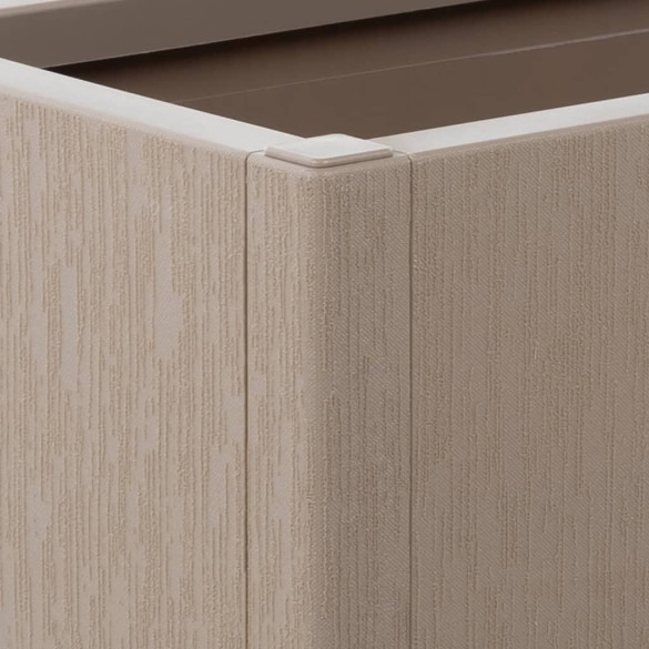 Jardinieră Grădină cu Spalier - Maro Deschis - 80x36x140cm