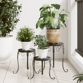 Suporturi Plante Ceramice 3 buc - Decor Grădină & Balcon