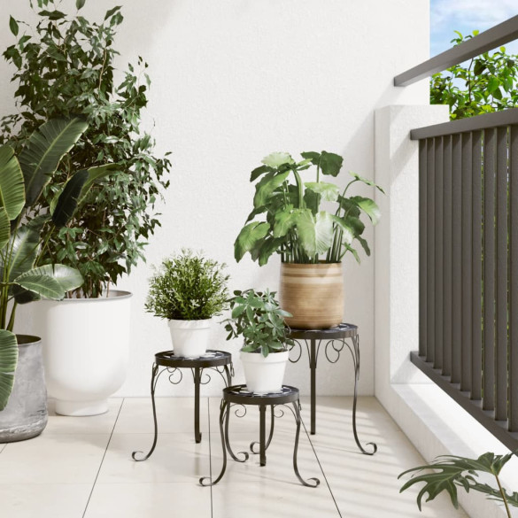 Suporturi Plante Ceramice 3 buc - Decor Grădină & Balcon