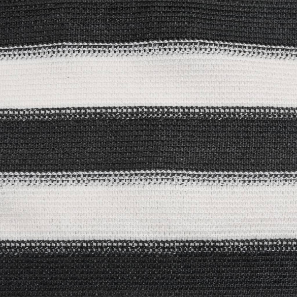 Plasă protecție intimitate antracit/alb 1,5x50 m HDPE