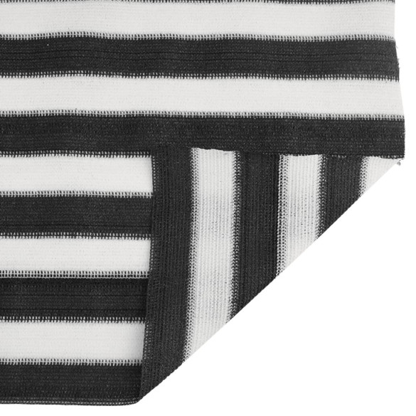 Plasă Protecție Intimitate Antracit/Alb 1,8x25m HDPE