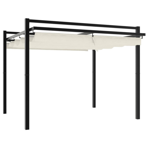 Foișor Gradină Acoperiș Retractabil Aluminiu 3x3m Foișor Gradină Acoperiș Retractabil Aluminiu 3x3m