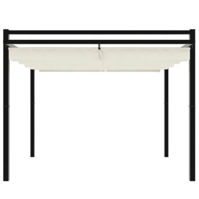 Foișor Gradină Acoperiș Retractabil Aluminiu 3x3m