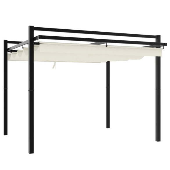 Foișor Gradină Acoperiș Retractabil Aluminiu 3x3m Foișor Gradină Acoperiș Retractabil Aluminiu 3x3m