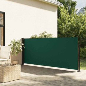 Copertină Laterală Retractabilă Verde - Protecție UV și Apă