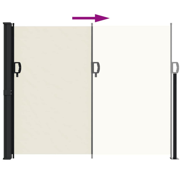 Copertină Laterală Retractabilă Crem 160x300 cm | Livrare Gratuită Copertină Laterală Retractabilă Crem 160x300 cm | Livrare Gratuită