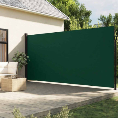 Copertină Laterală Retractabilă Verde - 200x300 cm | Livrare Gratuită