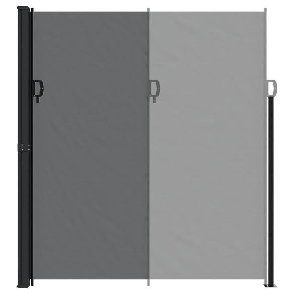 Copertină Laterală Retractabilă - Negru 220x300 cm