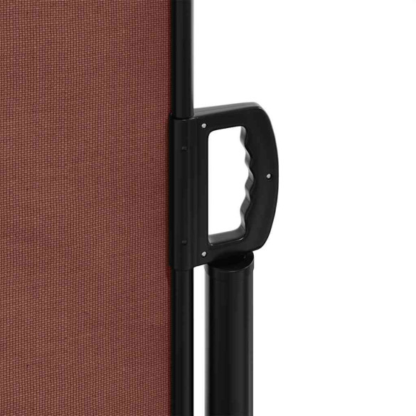 Copertină Laterală Retractabilă Maro 100x500 cm | Livrare Gratuită