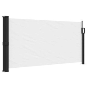 Copertină Laterală Retractabilă - Alb - 100x500 cm | Livrare Gratuită 2
