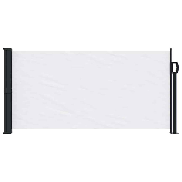 Copertină Laterală Retractabilă - Alb - 100x500 cm | Livrare Gratuită