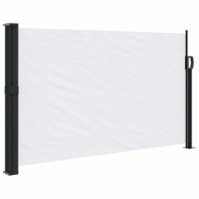 Copertină Laterală Retractabilă - Alb | Protecție UV și Intimitate 2