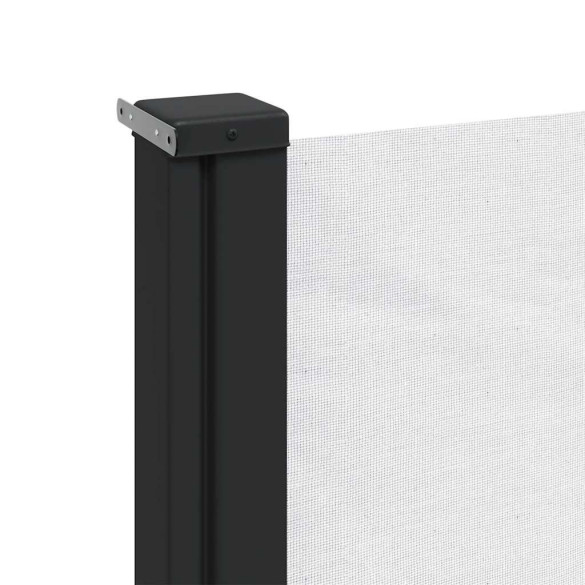 Copertină Laterală Retractabilă - Alb | Protecție UV și Intimitate