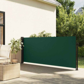 Copertină Laterală Retractabilă Verde - 140x500 cm | Livrare Gratuită