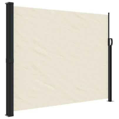 Copertină Laterală Retractabilă Crem 160x500 cm - Livrare Gratuită