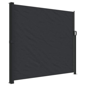 Copertină Laterală Retractabilă - Negru 180x500 cm 2