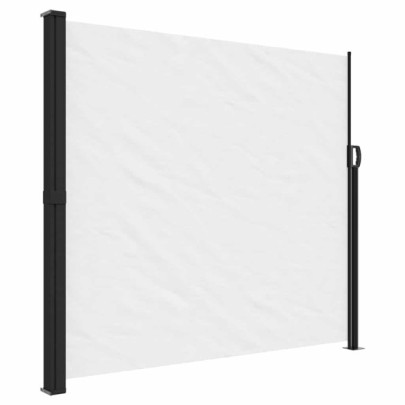 Copertină Laterală Retractabilă Alb 180x500 cm - Livrare Gratuită