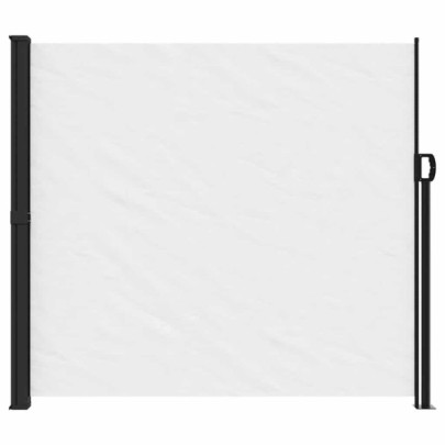 Copertină Laterală Retractabilă Alb 180x500 cm - Livrare Gratuită