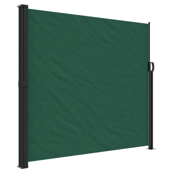 Copertină Laterală Retractabilă Verde - 180x500 cm
