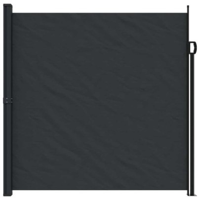 Copertină Laterală Retractabilă - Negru 200x500 cm | Livrare Gratuită